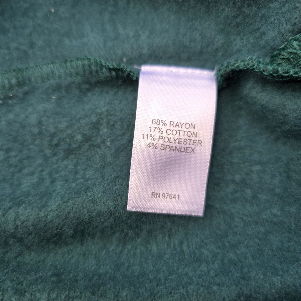 J.Jill Emerald Green Cowl Neck Long Sleeve Top, Size M - Picture 6 of 6